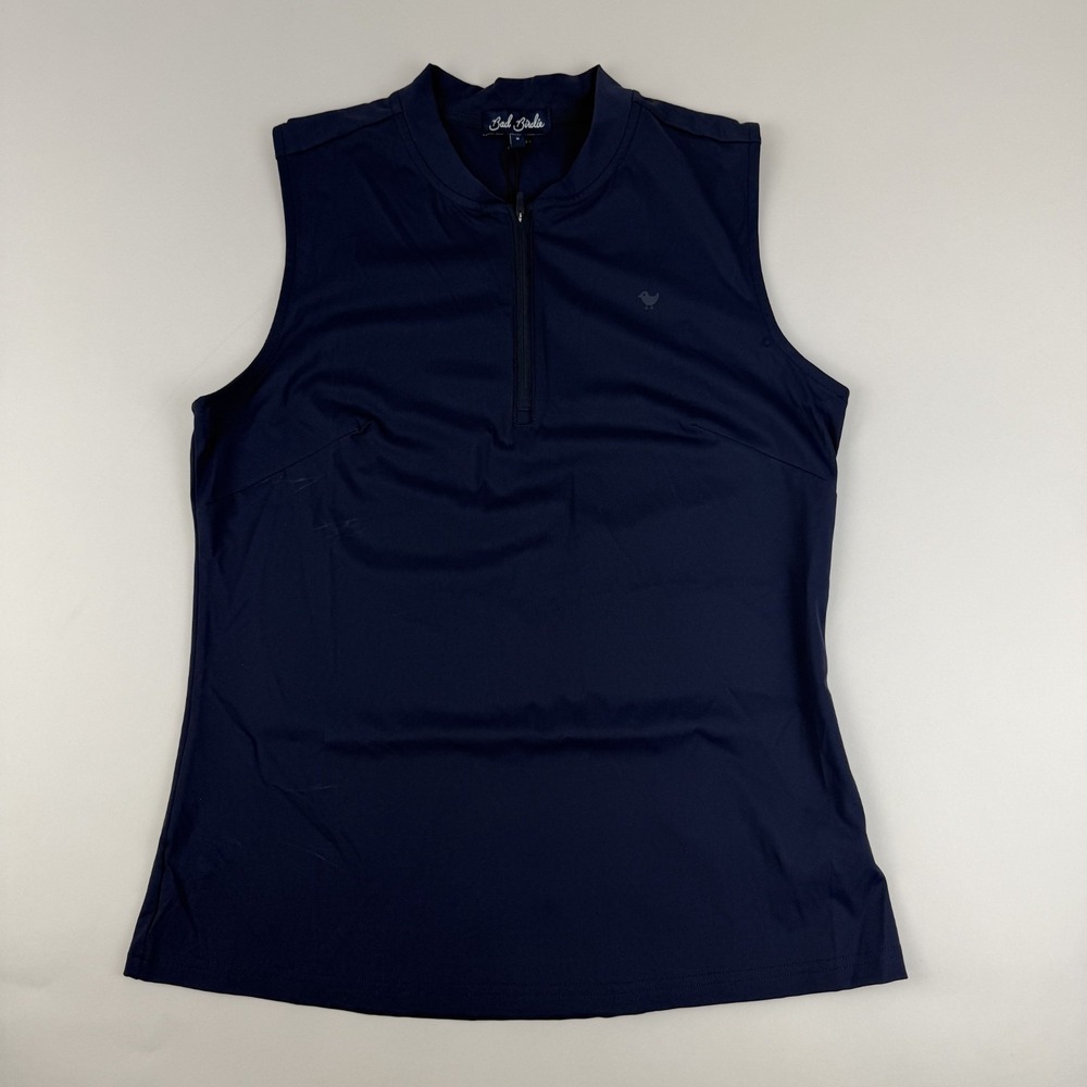 New Womens Bad Birdie Blade Sleeveless Navy Casual Golf Vest Size Medium NWT